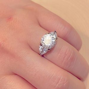 10k Solid Gold Engagement Ring